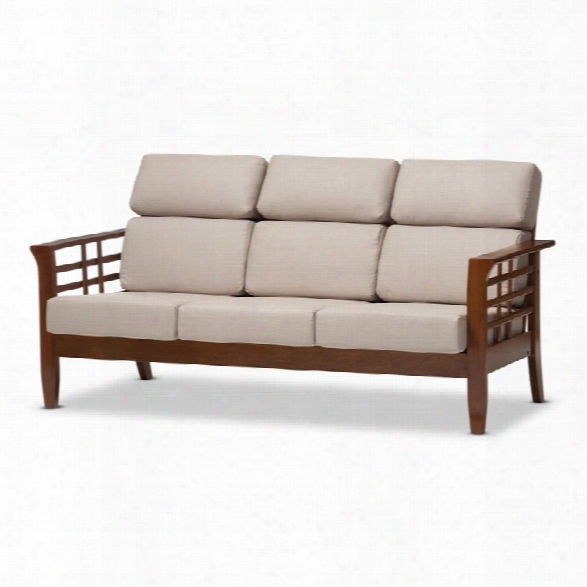 Larissa Upholstery Sofa In Taupe