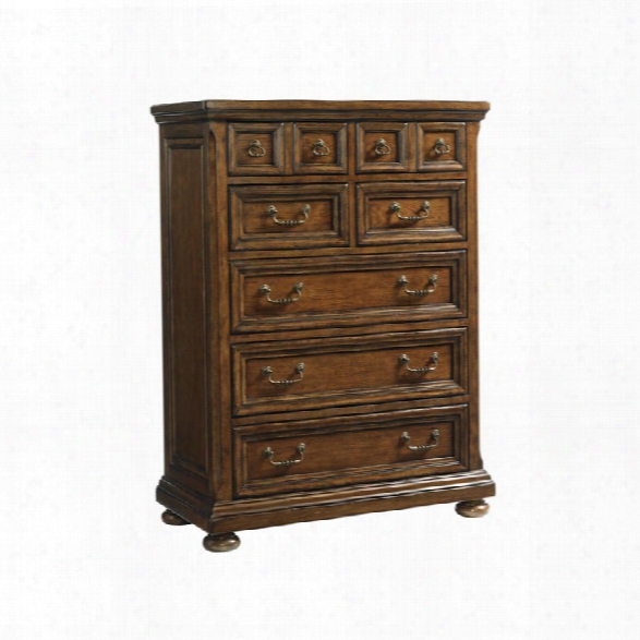 Lexington Coventry Hills Ellington 7 Drawer Chest In Autumn Brown