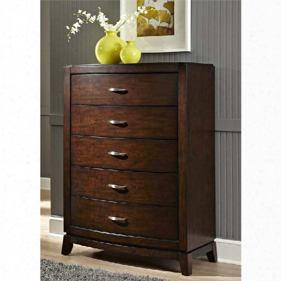 Liberty Furniture Avalon 5 Drawer Chets In Dark Truffle