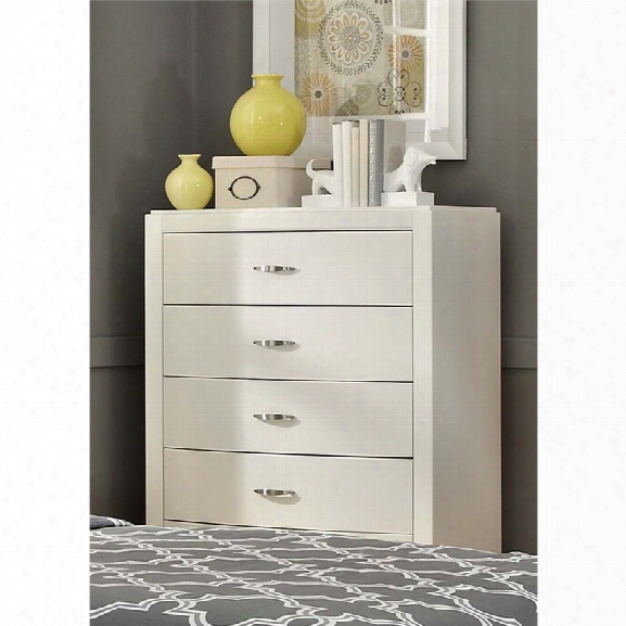 Liberty Furniture Avalon Ii 5 Drawer Chest In White Truffle