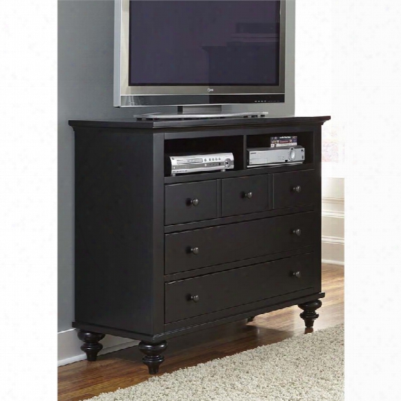 Liberty Furniture Hamilton Iii 3 Drawer Media Chest In Black