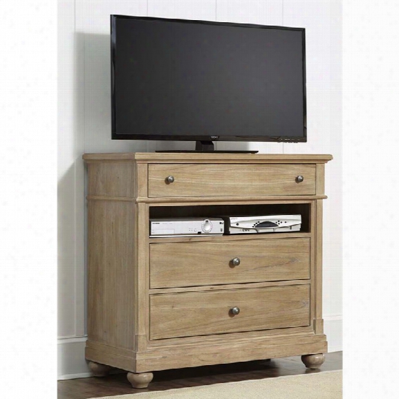 Liberty Furniture Harbor View 3 Drawer Media Chest In Sand