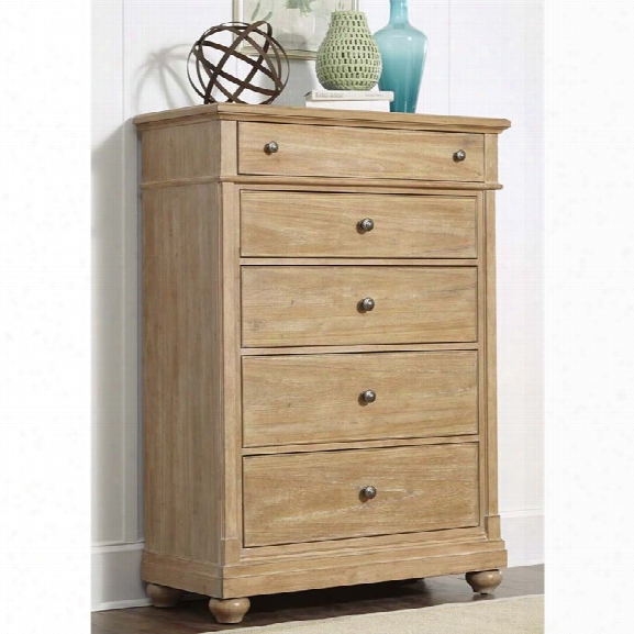 Liberty Furniture Harbor View 5 Drawer Chest In Sand