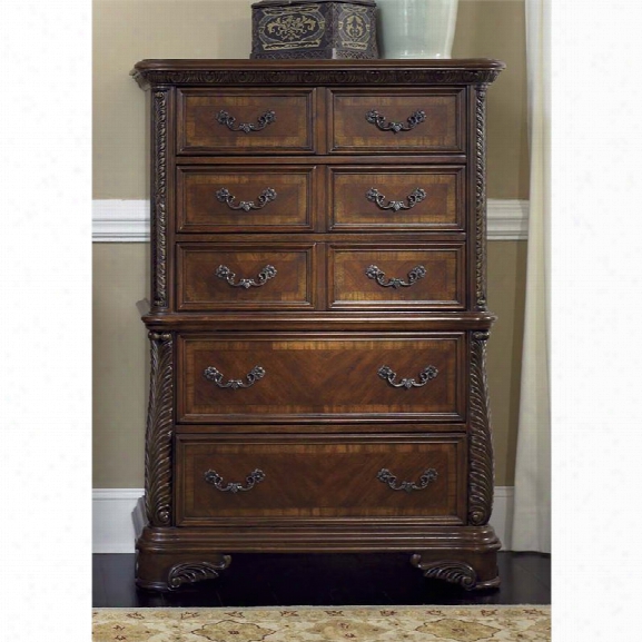 Liberty Furniture Highland Court 55 Drawer Chest In Rich Cognac