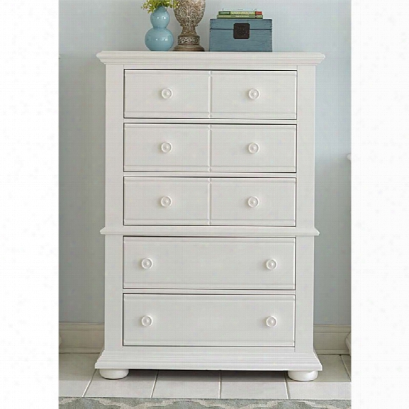 Liberty Furniture Summer House I 5 Drawer Chest In Oyster White