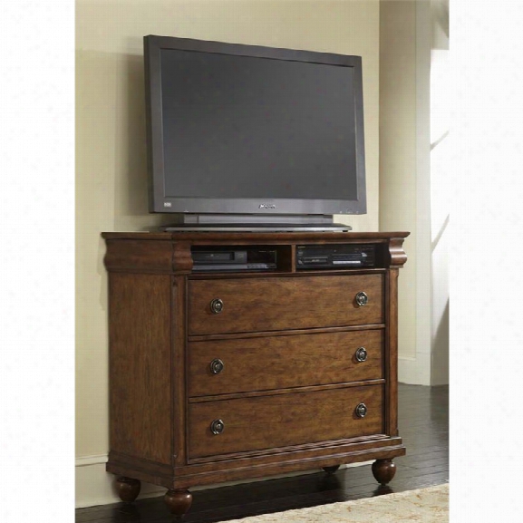 Liberty Furniture Traditions 3 Drawer Media Chest In Cherry