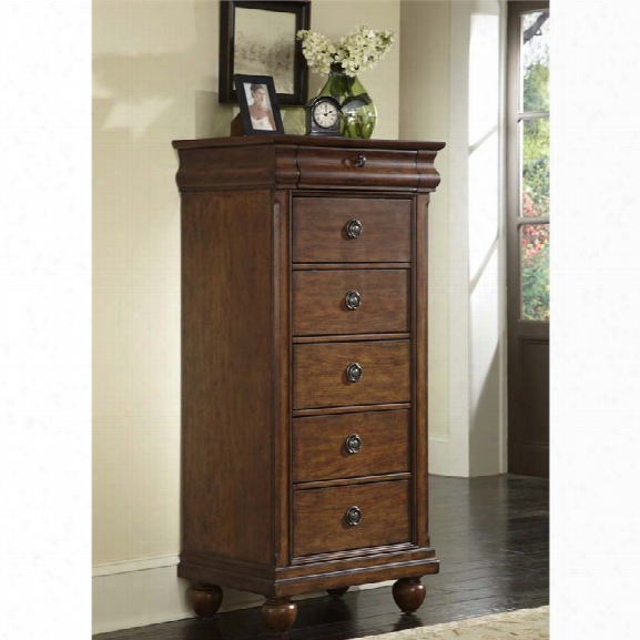 Liberty Furniture Traditions 6 Drawer Lingerie Chest In Cherry
