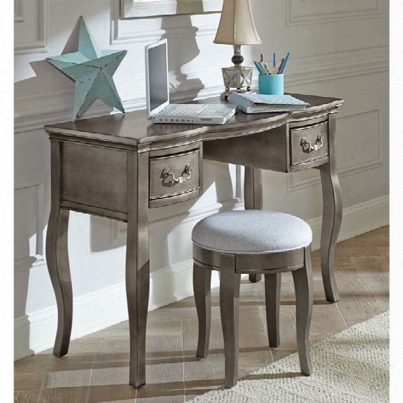 Ne Kids Kensington Writing Desk In Antique Silver