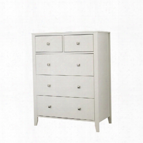 Ne Kids Pulse 5 Drawer Chest In White