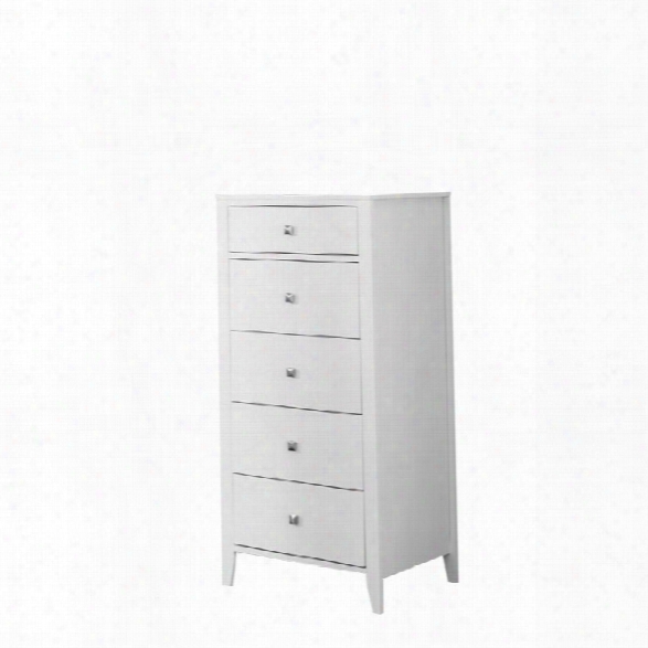 Ne Kids Pulse 5 Drawer Lingerie Chest In White