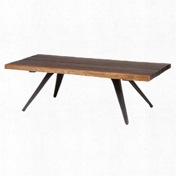 Nuevo Vega Coffee Table In Seared Brown