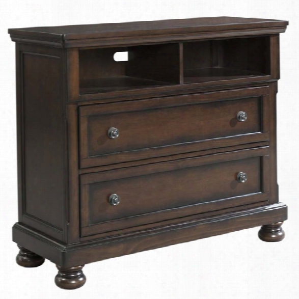 Picket House Furnishings Kingsley Media Chest In Walnut