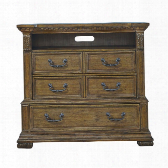 Pulaski Media Chest In Brown