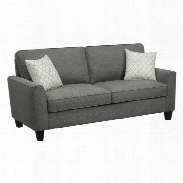 Serta At Home Astoria 78 Deep Seating Sofa In Dark Gray