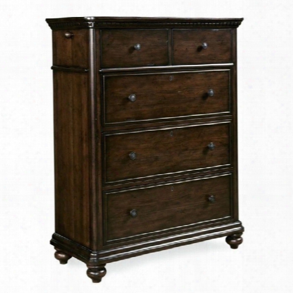 Smartstuff Paula Deen Guys 5 Drawer Chest In Molasses