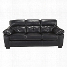 Ashley Bastrop Leather Sofa in Midnight