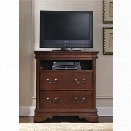 Liberty Furniture Carriage Court Media Chest in Mahogany Stain