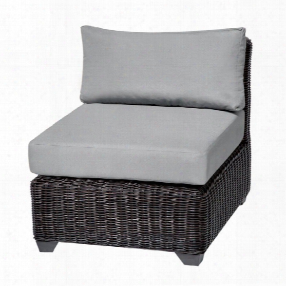 Tkc Venice Armless Patio Chair In Gray (set Of 2)