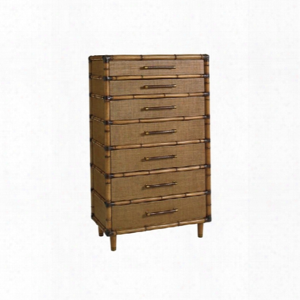 Tommy Bahama Twin Palms Bridgetown 7 Drawer Chest In Brown