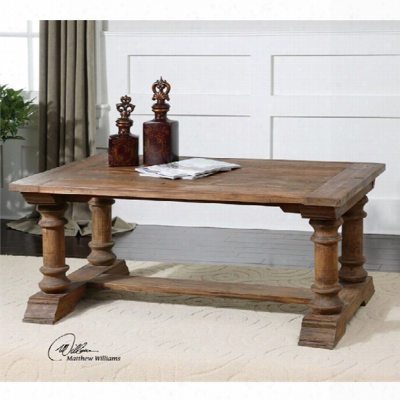 Uttermost Saturia Coffee Table In Wood