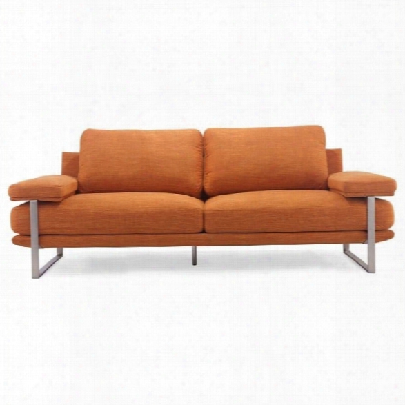 Zuo Jonkoping Sofa Sunkist In Orange