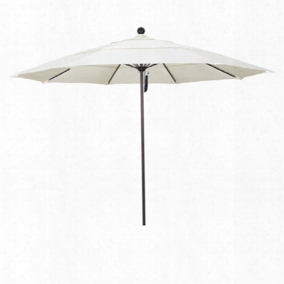 California Umbrella Venture 11' Bronze Market Umbrella In Canvas