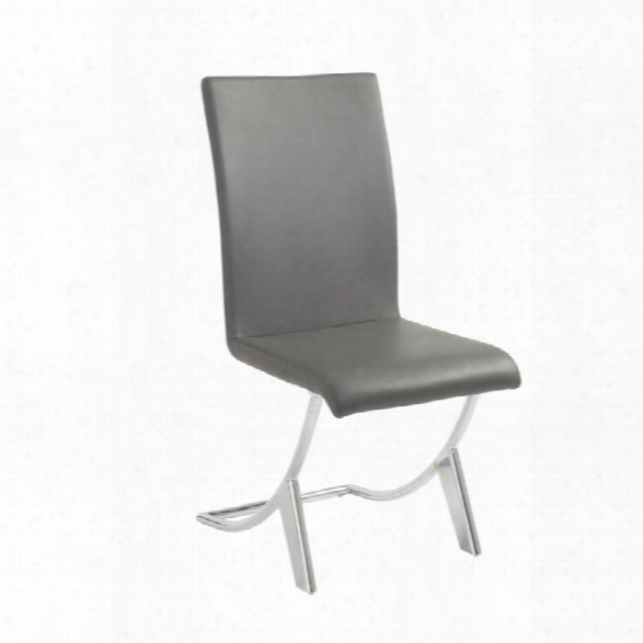 Eurostyle Cordelia Dining Chair In Gray (set Of 4)