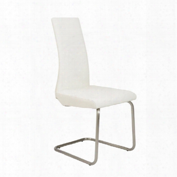 Eurostyle Rhea Dining Chair In White (set Of 4)