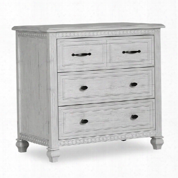 Evolur Madison 3 Drawer Chest In Antique Mist