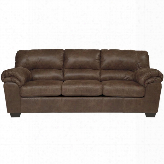 Flash Furniture Bladen Faux Leather Sofa In Coffee