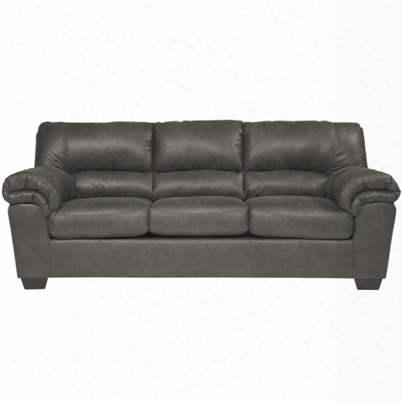 Flash Furniture Bladen Faux Leather Sofa In Slate