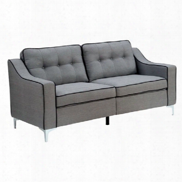 Furniture Of America Pelham Contemporary Sofa In Gray