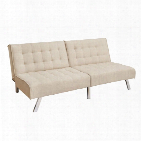 Furniture Of America Ulrike Convertible Sofa In Beige