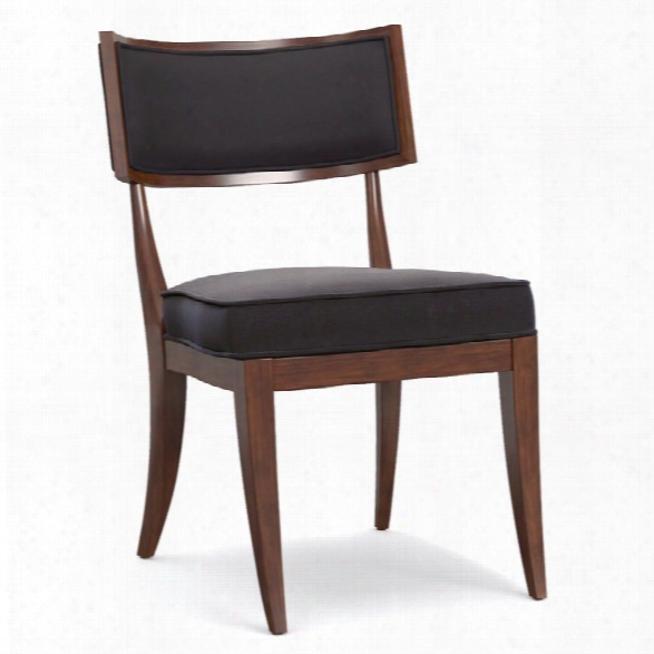 Hooker Furniture Cynthia Rowley Klismos Dining Side Chair In Black
