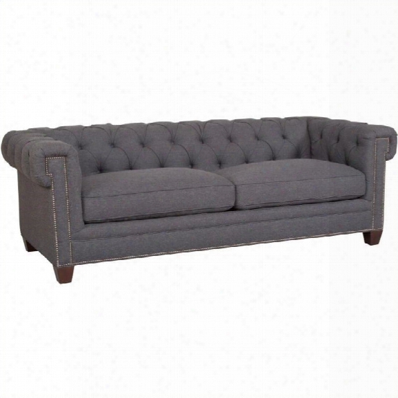 Hooker Furniture Seven Seas Sofa In Linosa Charcoal