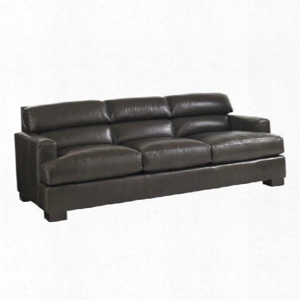 Lexington Carrera Toscana Leather Sofa In Olive Green