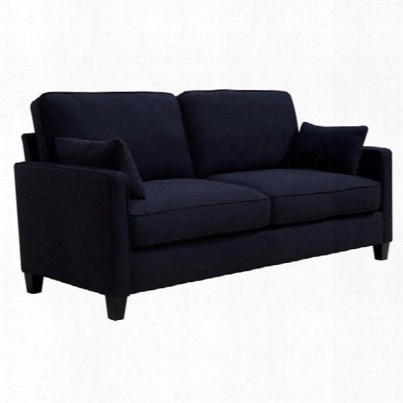 Serta At Home Nina Chenille Sofa In Navy