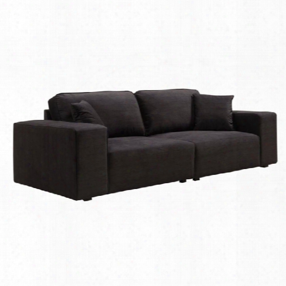 Serta At Home Ruman Chenille Sofa In Gray