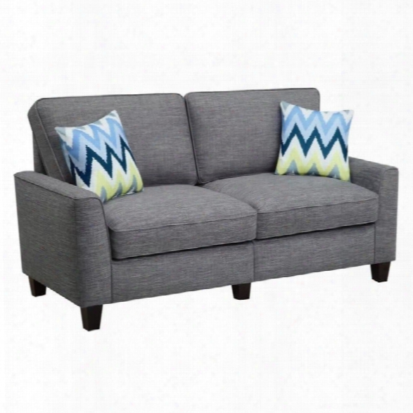 Serta Rta Astoria Collection 78 Sofa In Winter River Gray