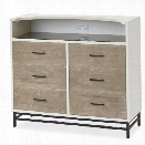 Smartstuff MyRoom 6 Drawer Chest in Parchment and Elm