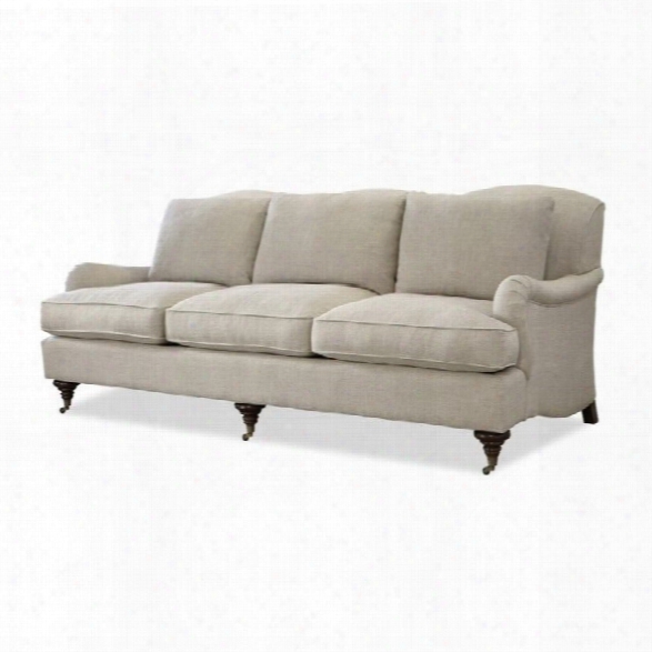 Universal Furniture Churchill Upholstered Sofa In Linen