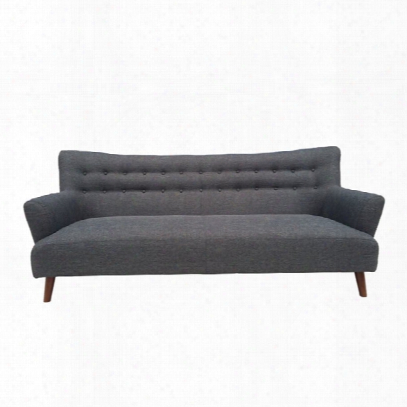 Vifah Metz Upholstered Sofa In Gray