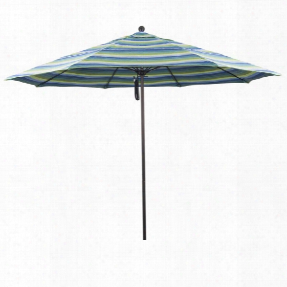 California Umbrella Venture 11' Bronze Market Umbrella In Seaside