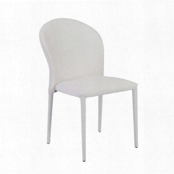 Eurostyle Elaine Dining Chair In White (set Of 4)