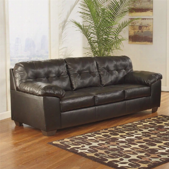 Flash Furniture Durablend Sofa In Chocolate