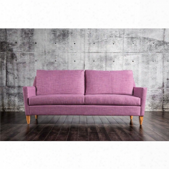 Furniture Of America Amie Plush Sofa In Purple