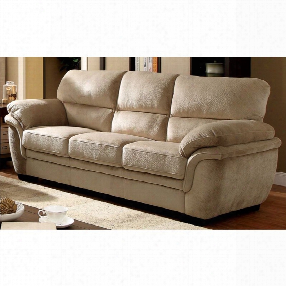 Furniture Of America Ariella Sofa In Light Brown