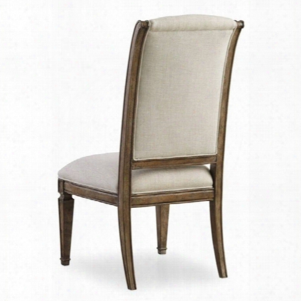 Hooker Furniture Solana Upholstered Dining Chair In Light Oak