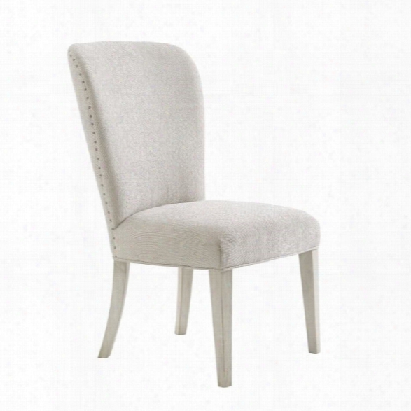 Lexington Oyster Bay Baxter Upholstered Dining Chair In Sea Pearl