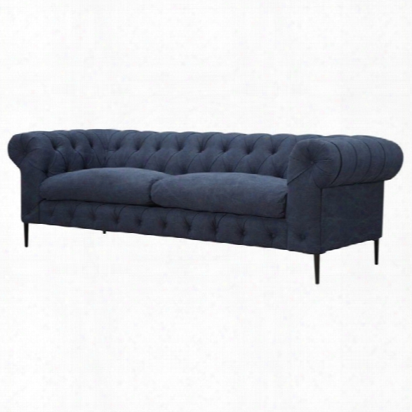 Moe's Canal Sofa In Blue